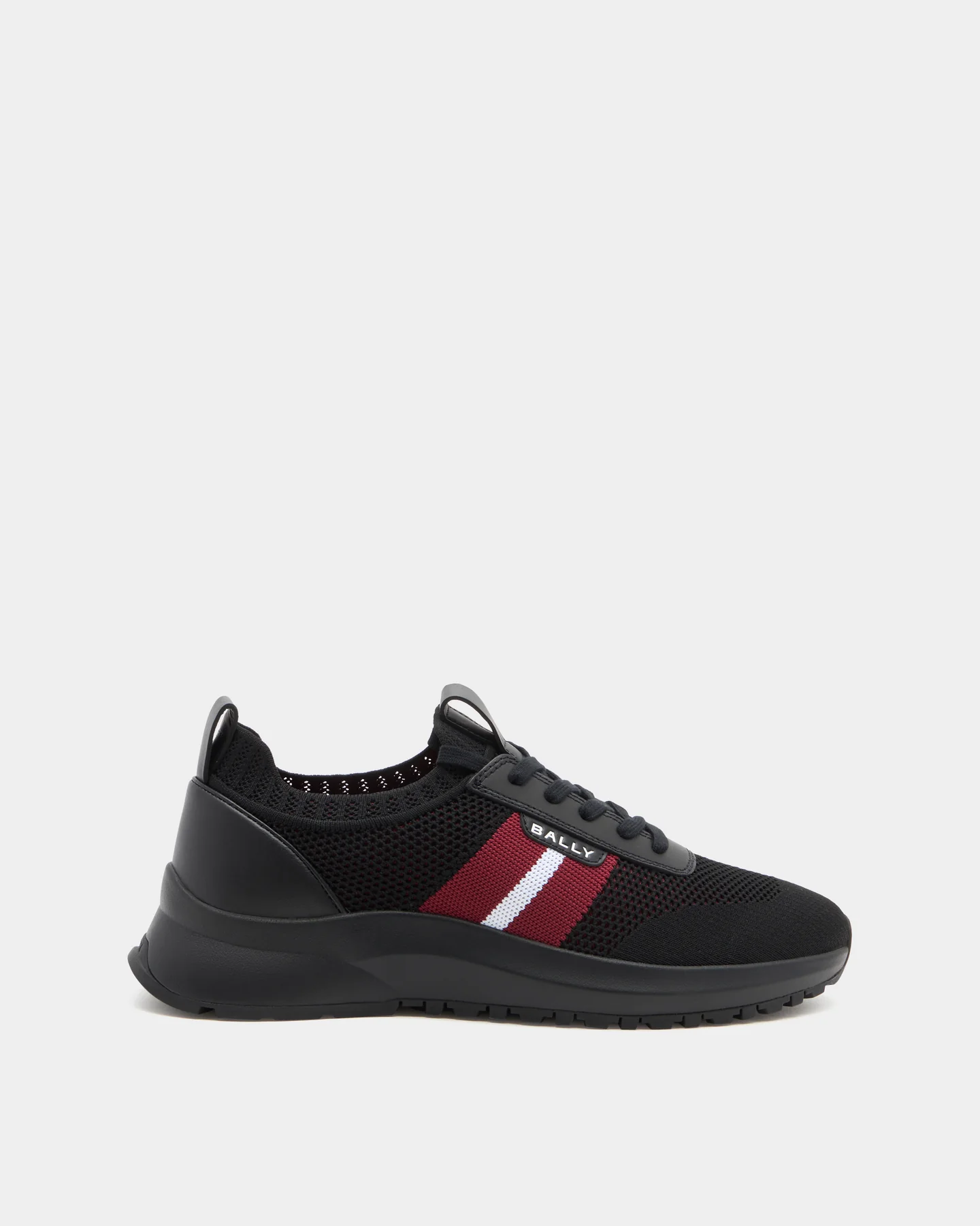 Outline Sneaker in Black Fabric — luxury sneaker