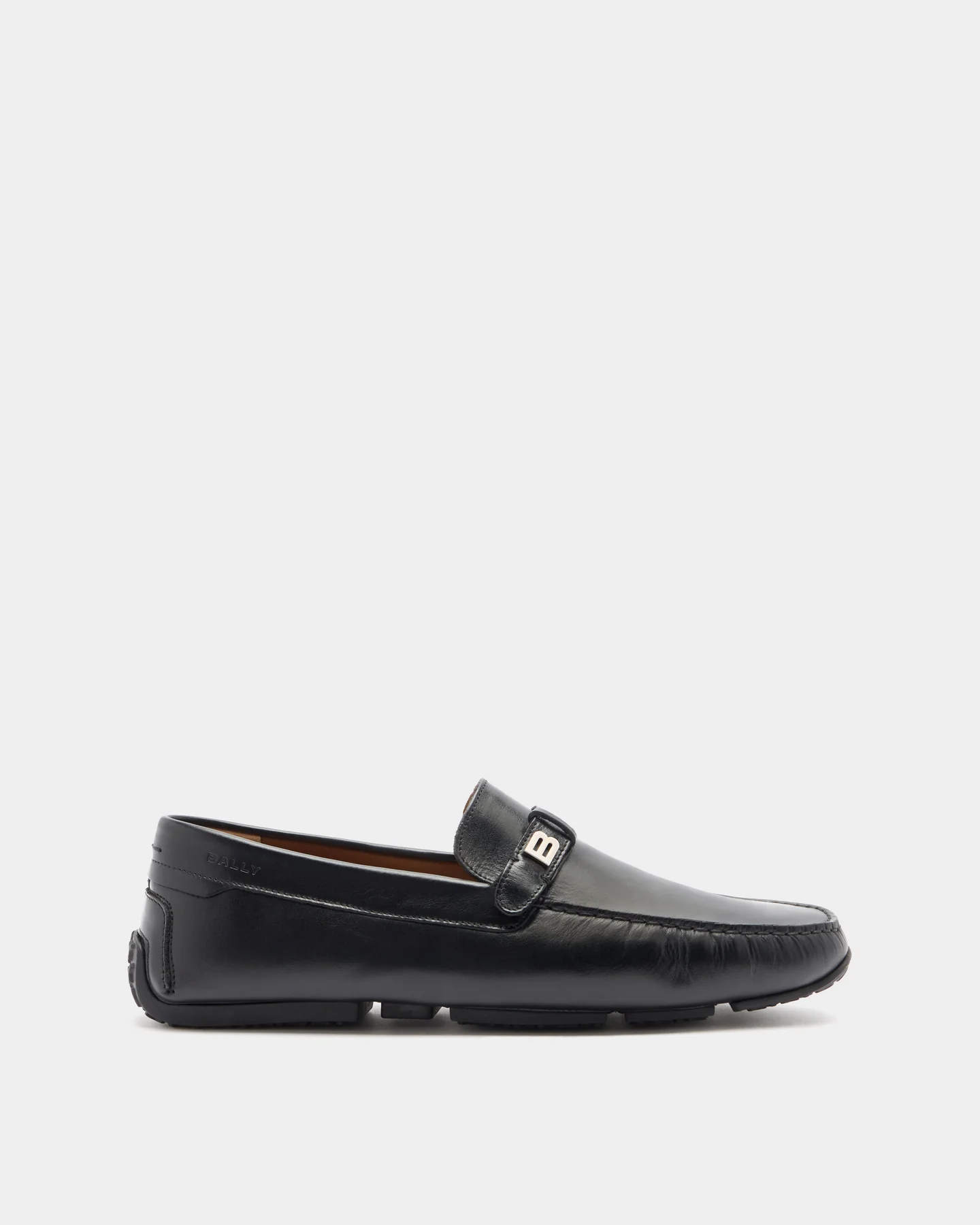 Pilot Driver in Black Leather — luxury driving shoe